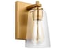 Mercer Wall Sconce in Burnished Brass Modern
