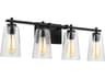 Mercer 4-Light Bath Vanity in Midnight Black