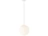 Circus Solo 1-Light White Globe Pendant