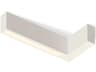 Offset 1-Light Warm White Geometric Linear Flush Mount