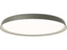 Bigger 1-Light Green Round Flush Mount