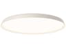 Bigger 1-Light Warm White Round Flush Mount