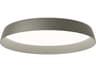 Bigger 1-Light Gray Round Flush Mount
