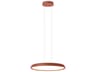 Bigger 1-Light Terra Red Round Pendant