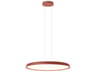 Bigger 1-Light Terra Red Bronze Round Pendant