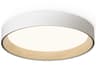 Duo 1-Light White Round Flush Mount