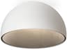 Duo Petra 1-Light White Dome Flush Mount