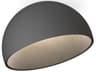 Duo Petra 1-Light Graphite Black Dome Flush Mount