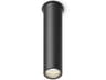 Bind Solo 1-Light Black Cylinder Flush Mount