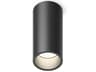 Bind Solo 1-Light Black Cylinder Flush Mount