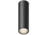 Bind Solo 1-Light Black Cylinder Flush Mount