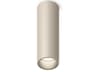 Bind Solo 1-Light Off White Cylinder Flush Mount