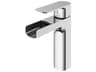 Ileana Brushed Nickel 1-handle Waterfall Vessel Bathroom Faucet