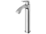 Linus Brushed Nickel 1-Handle Vessel Bathroom Faucet