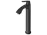 Linus Matte Black 1-Handle Vessel Bathroom Faucet