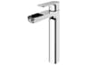 Amada Chrome 1-Handle Waterfall Vessel Bathroom Faucet