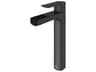 Amada Matte Black 1-Handle Waterfall Vessel Bathroom Faucet