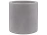 Studio Vondom - Cylinder Planter - 19.75H - Basic - Gray