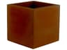 Studio Cube Planter 11.75H Basic Brown