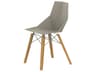 Faz Wood Beech Beige Side Dining Chair Set of 4