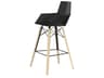 Faz Wood Beech Bar Stool Set of 4