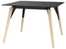 Faz Wood Rectangular Plastic Dining Table