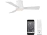Hug 44 Inch Flush Mount Ceiling Fan Smart LED Indoor Outdoor