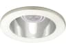 1-Light Brushed Nickel Round Recessed Light