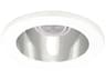 1-Light White Round Recessed Light