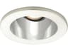 1-Light Brushed Nickel Round Recessed Light