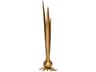 Garlic Bud Gold Vase