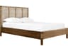 Brown Wood Queen Platform Bed