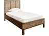 Brown Wood Twin Platform Bed