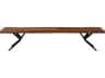 Rosewood Natural Sheesham Brown Accent Bench