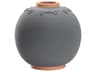 Everly Matte Gray Terra Cotta Vase