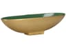 Emerald Metallic Gold Green Decorative Bowl