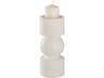 Natural White Amber Candle Holder