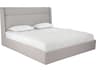 Tokyo Light Grey Upholstered King Platform Bed