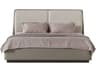 Romina Light Grey Upholstered King Platform Bed