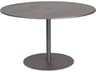 Wrought Iron ADA Round Patio Dining Table with Umbrella Hole
