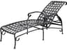Ramsgate Strap Aluminum Adjustable Outdoor Chaise Lounge with Cushion