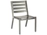 Palm Coast Slat Dining Side Chair Stackable Outdoor