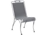 Briarwood Wrought Iron High Back Outdoor Dining Side Chair