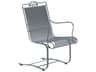 Briarwood Wrought Iron High Back Spring Patio Lounge Chair with Cushion