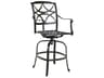 Wiltshire Aluminum Swivel Outdoor Bar Stool with Cushion
