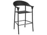 Barlow Wicker Patio Bar Stool with Arms