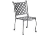 Maddox Wrought Iron Stackable Bistro Side Chair