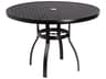 Aluminum Deluxe Round Lattice Top Table with Umbrella Hole