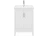 Elise Ceramic Sink Top Vanity in Pure White