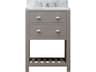 Madalyn Chrome Vanity Cashmere Grey with Chrome Classic Faucet